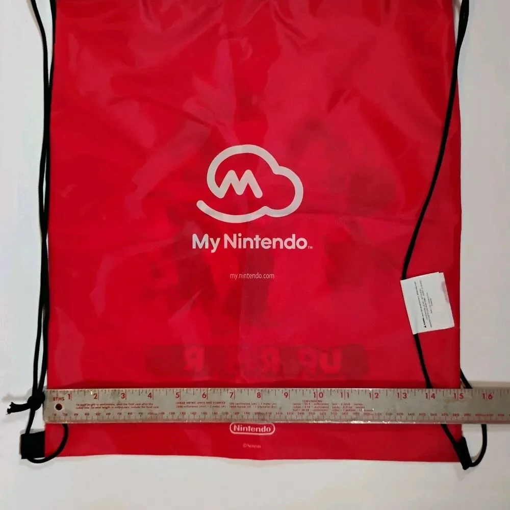 Super Mario Drawstring Bag, My Nintendo Play Tour 2024
